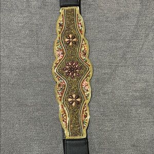 Embellished Beaded Women's Belt